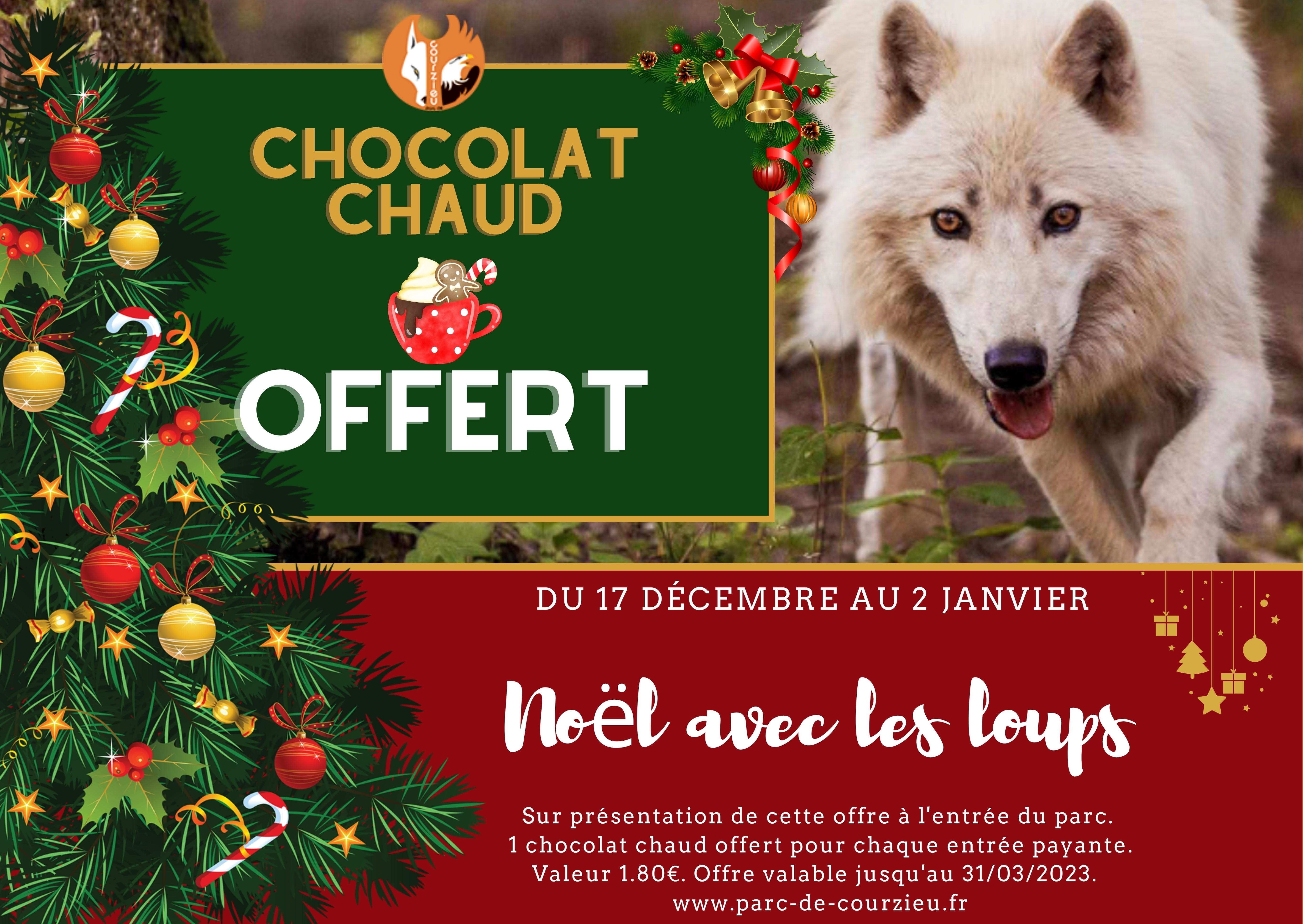 Chocolat chaud OFFERT