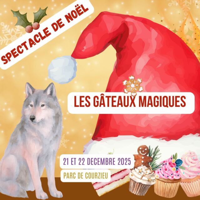 Attention : places limitées pour « Les Gâteaux Magiques » au Parc de Courzieu ! 

La billetterie en ligne est ouverte mais le nombre de places est très restreint. 

Ne laissez pas passer cette aventure poétique, drôle et féerique, dans un décor de forêt enchantée.

👉 Réservez aujourd’hui pour être sûr de vivre ce moment exceptionnel !

https://www.parc-de-courzieu.fr/les-gateaux-magiques-spectacle-de-noel-2025/