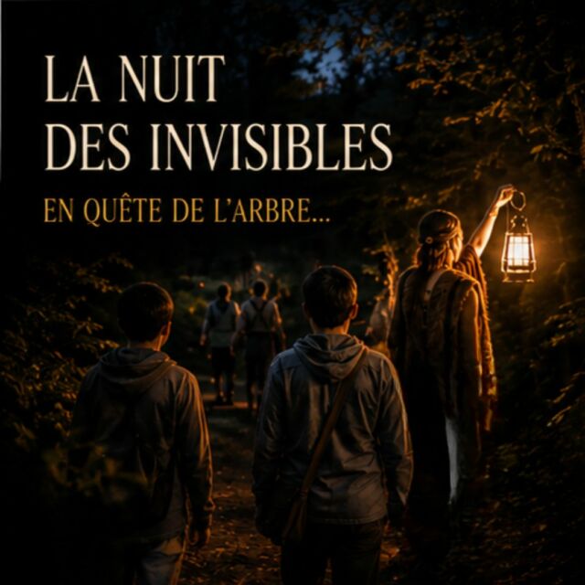 🌙 Et si votre prochaine aventure commençait à la tombée de la nuit ?

Une lanterne s’allume…
Un personnage apparaît au détour d’un arbre…
Une musique résonne dans la forêt…

Il est temps de partir en quête de l’Arbre.

Les 21 et 22 août, vivez La Nuit des Invisibles : une aventure nocturne où théâtre, énigmes, poésie, rencontres et nature se mêlent au fil des sentiers.

Ici, vous ne venez pas simplement assister à un spectacle.
Vous entrez dans l’histoire.

🌲 2 soirées seulement
🌙 21 & 22 août 2026
🎟️ Places limitées – n’attendez pas pour réserver !

#NuitDesInvisibles #ParcDeCourzieu #SortirALyon #MontsDuLyonnais #SortieEnFamille #SpectacleVivant #TheatreDeRue